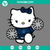 Cartoons, Sports, SVG Files, Denver Broncos Hello Kitty Cheerleader SVG File 14