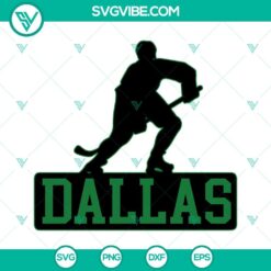 Hockey, Sports, SVG Files, Dallas Hockey SVG Image, Dallas Stars SVG File, Ice 5