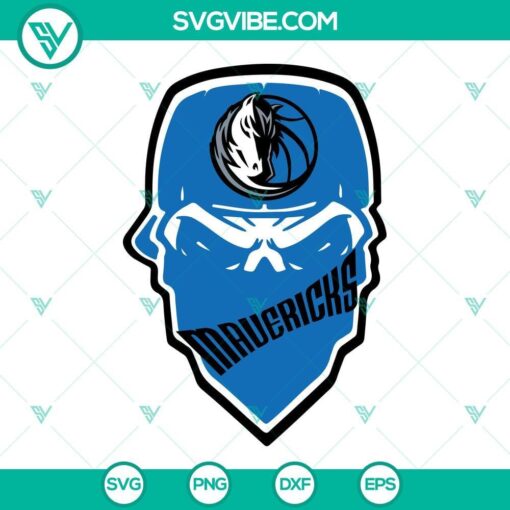 dallas mavericks skull svg basketball svg dallas mavericks svg 9 mockup