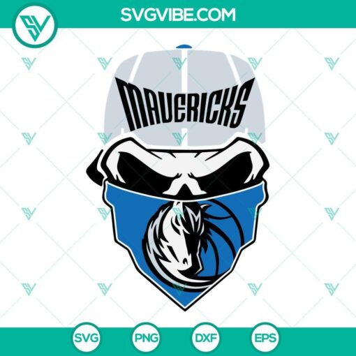 dallas mavericks skull svg dallas mavericks basketball svg nba dallas mavericks logo svg files 7 mockup