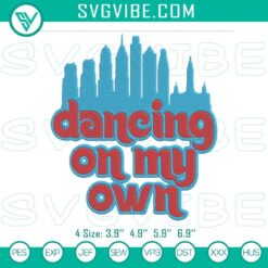 Embroidery Designs, Sports Embroidery Designs, Dancing On My Own Philadelphia 12