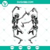 Skeleton Halloween SVG featuring a dancing skeleton design with a funny twist. Great for Halloween-themed digital projects.