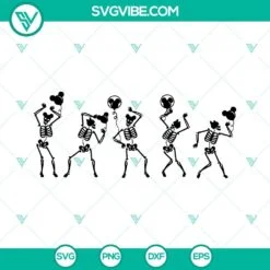 Halloween, Skeleton, SVG Files, Dancing Skeletons SVG Images, Tis The Season To 4