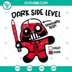 Movies, SVG Files, DARK SIDE LEVEL SVG Images, Dark Side Star Wars SVG Image 2