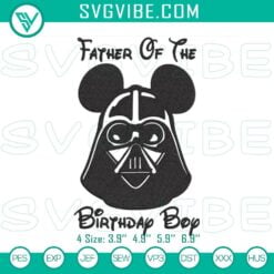 Embroidery Designs, Movies Embroidery Designs, Darth Vader Mickey Head Father 20