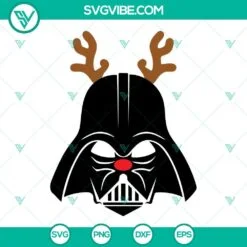 Christmas, Movies, SVG Files, Darth Vader Star Wars Christmas SVG Images PNG 2