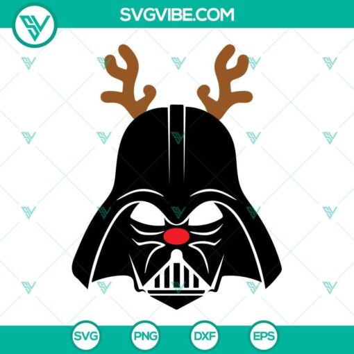 darth vader star wars christmas svg png dxf eps files 5 mockup