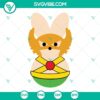 DC Superheroes Peeps SVG bundle with cute bunny Easter design, perfect for crafting projects.