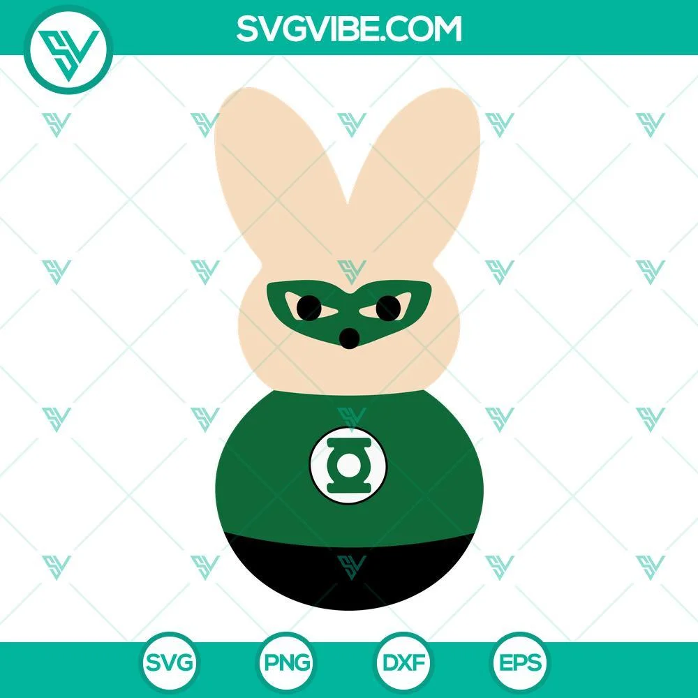 Easter, SVG Files, Dc Superheroes Peeps SVG Images Bundle, Cute Bunny Easter 3