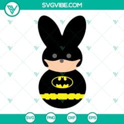 dc superheroes peeps svg bundle cute bunny easter svg the dc universe fan svg funny easter svg png dxf eps cut files 9 mockup 11