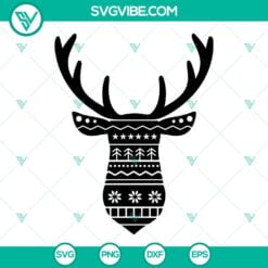 Christmas, SVG Files, Deer Santa Hat SVG Files, Hunting Christmas SVG Image, 4