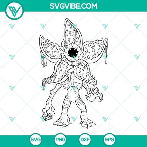 demogorgon svg stranger things svg upside down svg demogorgon cut file silhouette cricut 5 mockup