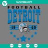 Football, Sports, SVG Files, Detroit Lions Football Est 1930 SVG Files PNG DXF 14