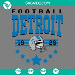 Football, Sports, SVG Files, Detroit Football Super Bowl 2024 SVG Files, 2