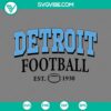 Football, Sports, SVG Files, Detroit Football Super Bowl 2024 SVG Files, 13