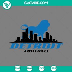 Football, Sports, SVG Files, Detroit Lions Football Est 1930 SVG Files PNG DXF 4