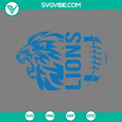 Football, Sports, SVG Files, Detroit Lions SVG File, Detroit Football SVG File, 4