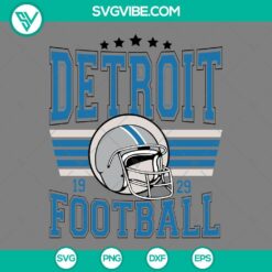 Football, Sports, SVG Files, In My Detroit Football Era SVG Download, Fan 3