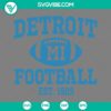 Football, Sports, SVG Files, In My Detroit Football Era SVG Download, Fan 13