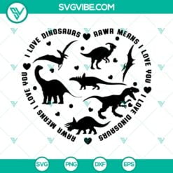 Valentine's Day, SVG Files, Dinosaur Valentine SVG Images Bundle, I Steal 7