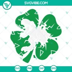 St Patrick's Day, SVG Files, Lucky Saurus Rex SVG Download, Tyrannosaurus 4