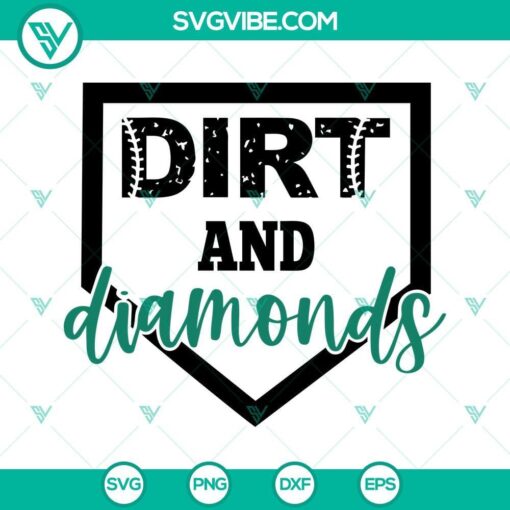 dirt and diamonds svg baseball girl svg ball diamond svg baseball svg 8 mockup