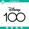 Disney 100 Years Of Wonder SVG Download Bundle featuring Disney 2023 SVG File, perfect for crafts and Disney-themed projects.