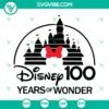 Disney, SVG Files, Disney 100 Years Of Wonder SVG Files, Disney 100th 15