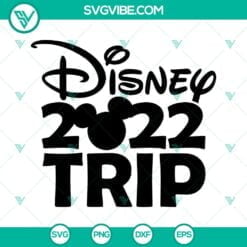 Disney, SVG Files, Disney 2022 Yrip SVG Image Bundle, Mickey Minnie 2022 SVG 2