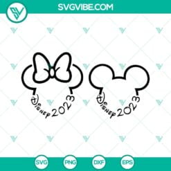 Disney, SVG Files, Disney 2023 SVG Image, Family Trip 2023 SVG Image, Mickey 2