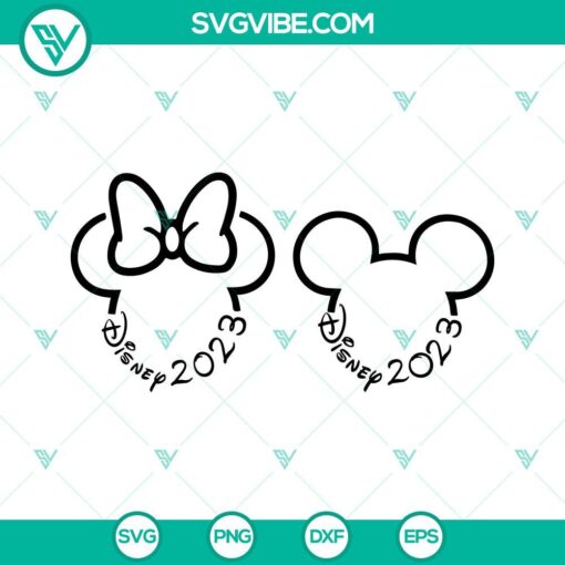 disney 2023 svg family trip 2023 svg mickey minnie mouse ears svg family vacation 2023 svg 8 mockup