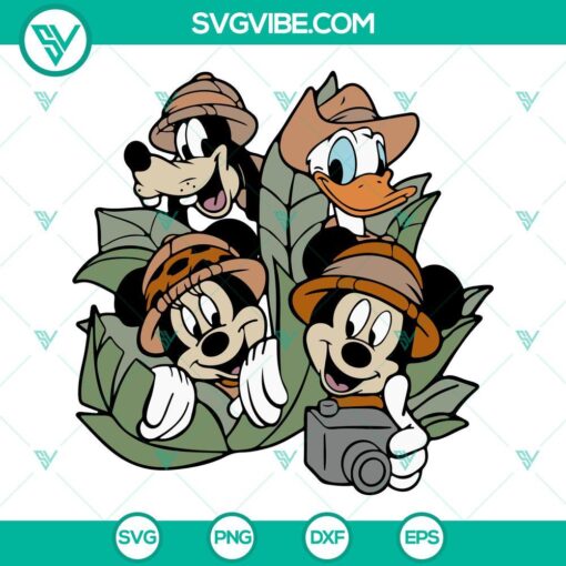 disney animal kingdom svg mickey safari svg safari trip svg disney vacation svg png dxf eps files 4 mockup