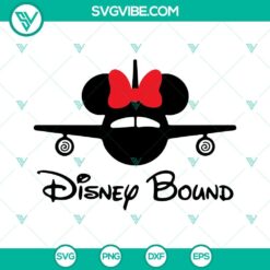 Disney Bound SVG file featuring Mickey and Minnie Mouse designs for family vacation outfits.