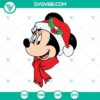Disney characters Christmas SVG download featuring Disney family ready for the holidays, ideal for crafts and decor.