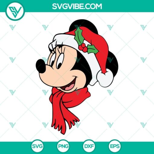 disney characters christmas svg disney family christmas svg mickey donald goofy minnie daisy pluto santa hat svg bundle 1 mockup