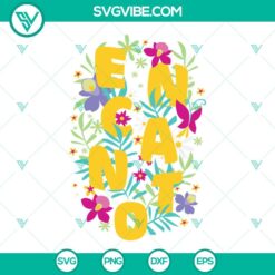 Disney, SVG Files, Disney Encanto Flower SVG File, Disney Encanto SVG Files, 2