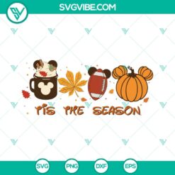 Disney, Fall, Sports, SVG Files, Disney Fall Tis The Season SVG Download, 24