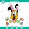 Disney Easter Bunny and Mouse Ears SVG bundle for family celebrations, Easter-themed design elements.