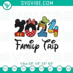 Disney Embroidery Designs, Embroidery Designs, Disney Family Trip 2024 Machine 3