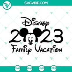 Disney, SVG Files, Disney Family Vacation 2024 SVG File, Walt Disney World 4