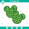 Disney St. Patrick's Day themed green snacks SVG images bundle with shamrock design, perfect for holiday crafting.