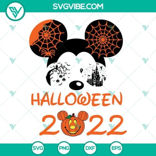 disney halloween 2022 svg bundle mickey and minnie halloween 2022 svg png dxf eps 2 mockup