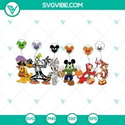 Disney, Halloween, SVG Files, Disney Snacks Halloween SVG File Bundle, Disney 8