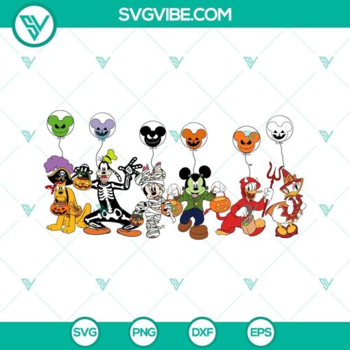 disney halloween mickey mouse and friends svg halloween disney characters svg mickey jack skellington balloon svg 5 mockup