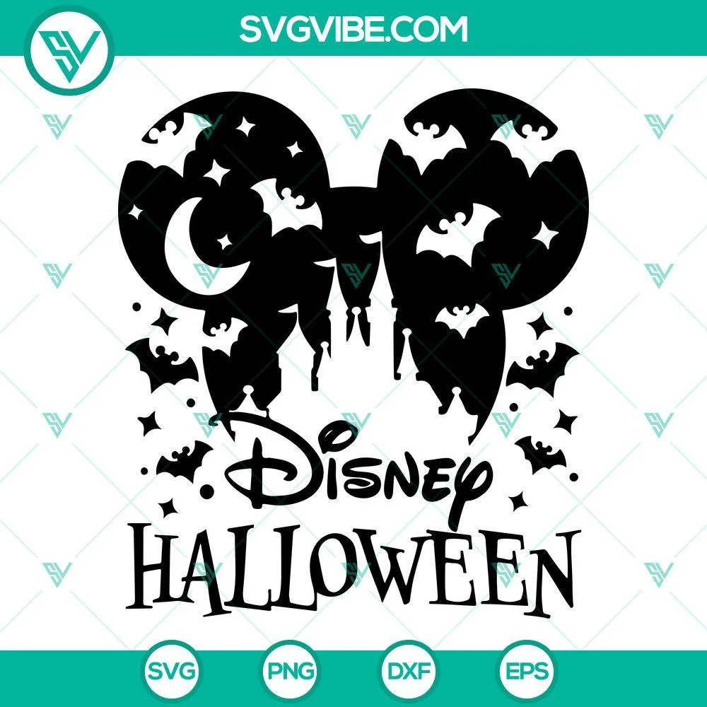 Disney, Halloween, SVG Files, Disney Halloween SVG Images, Mickey Halloween SVG 1