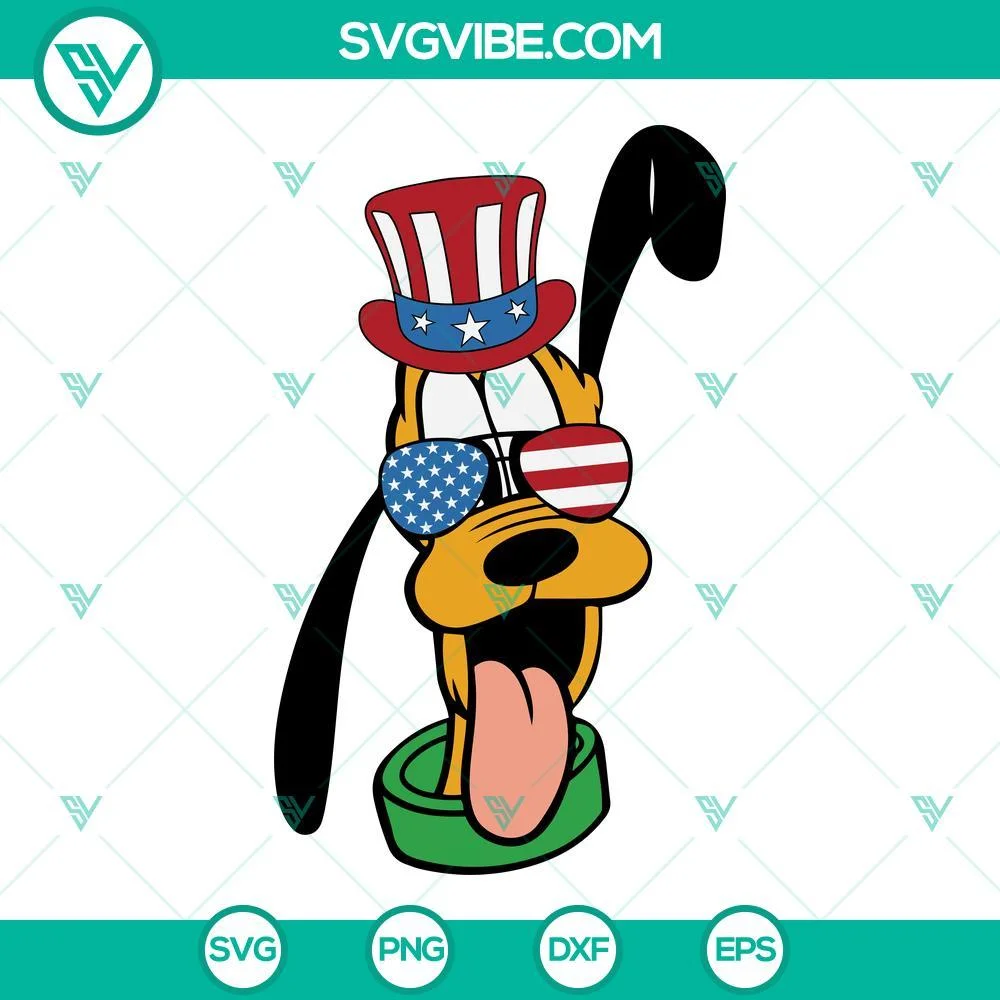 4th Of July, Disney, SVG Files, Disney Happy 4th of July SVG File Bundle, 5