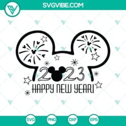 disney happy new year 2023 svg mouse ears 2023 happy new year svg mickey minnie 2023 happy new year svg bundle 8 mockup