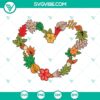Disney Hello Fall SVG images for autumn and Thanksgiving, featuring leaves. Perfect for crafting projects. Download now!