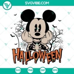 Disney, Halloween, SVG Files, Disney Mickey Happy Halloween SVG Download PNG 24