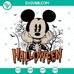 Disney, Halloween, SVG Files, Disney Mickey Happy Halloween SVG Download PNG 2